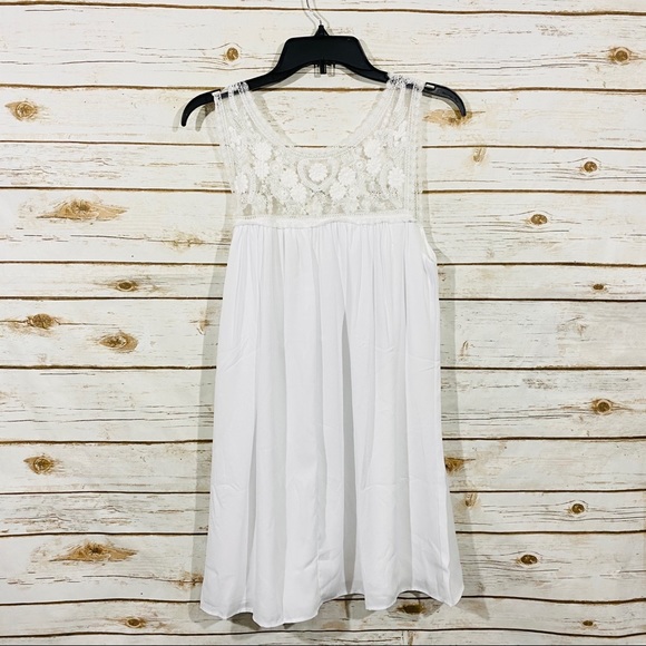 Show Me Your Mumu White Baskin Mini Dress Size S - Picture 7 of 7